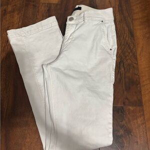 White Flare-Leg Jeans